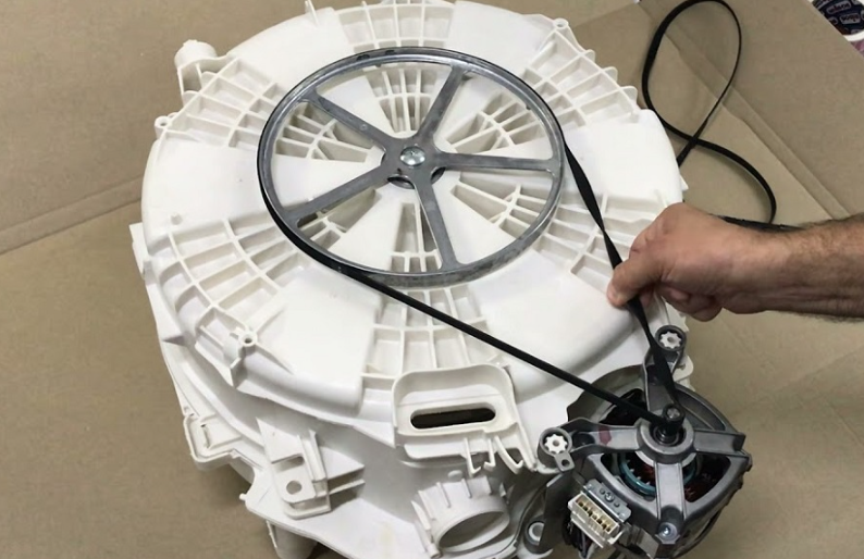 Как самостоятельно заменить ремень привода в стиральной машине