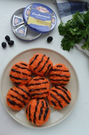 Тигровые бутерброды: вкусный шедевр для новогоднего стола