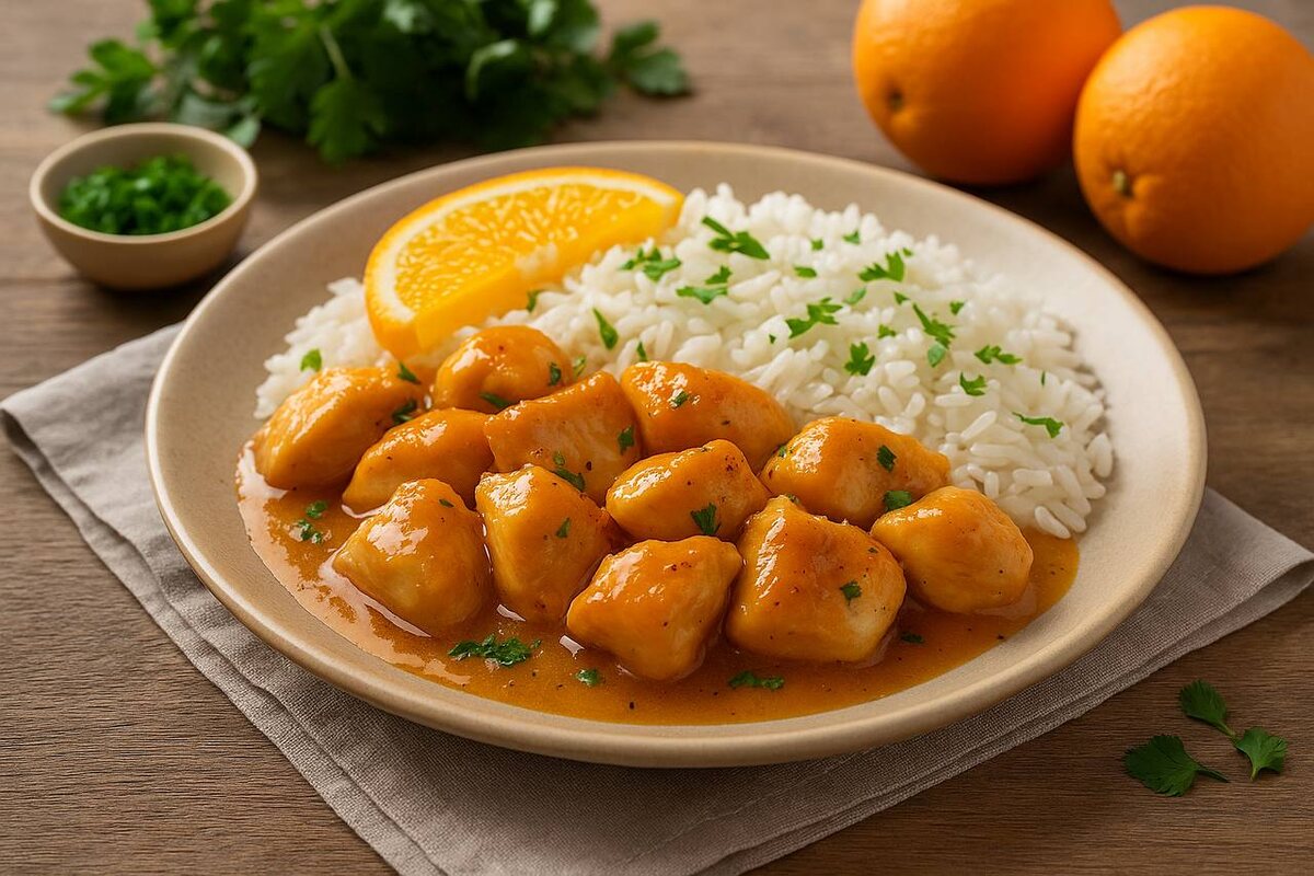 Нежная курочка с цитрусовым ароматом: удивите гостей ярким ужином