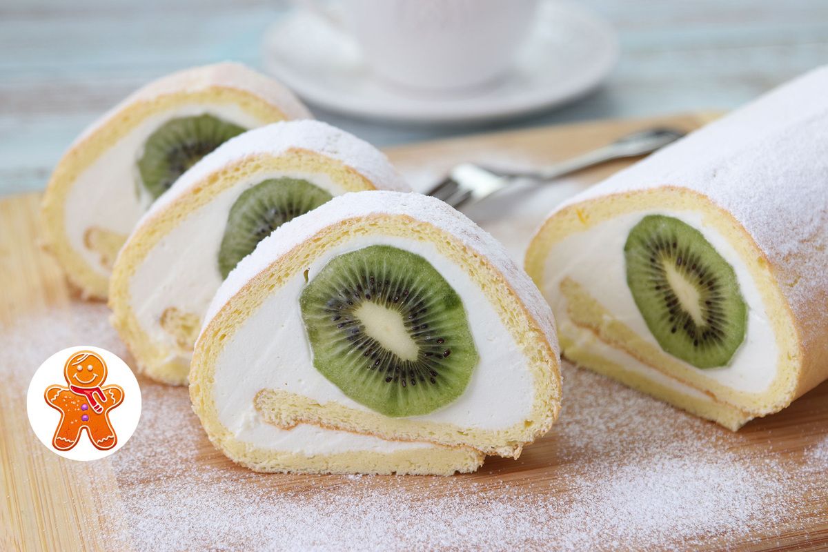 Как создать эффектный бисквитный рулет "Глаз дракона"