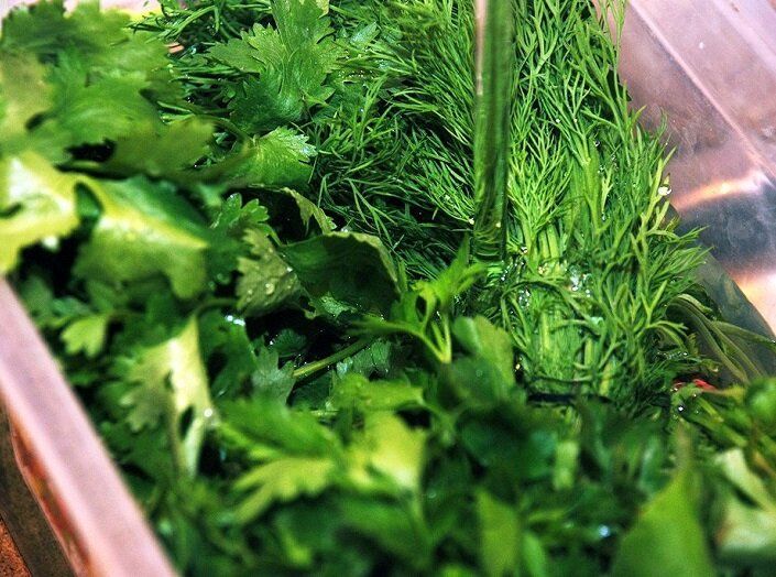 Как сохранить свежий укроп и петрушку на месяцы без заморозки и соли
