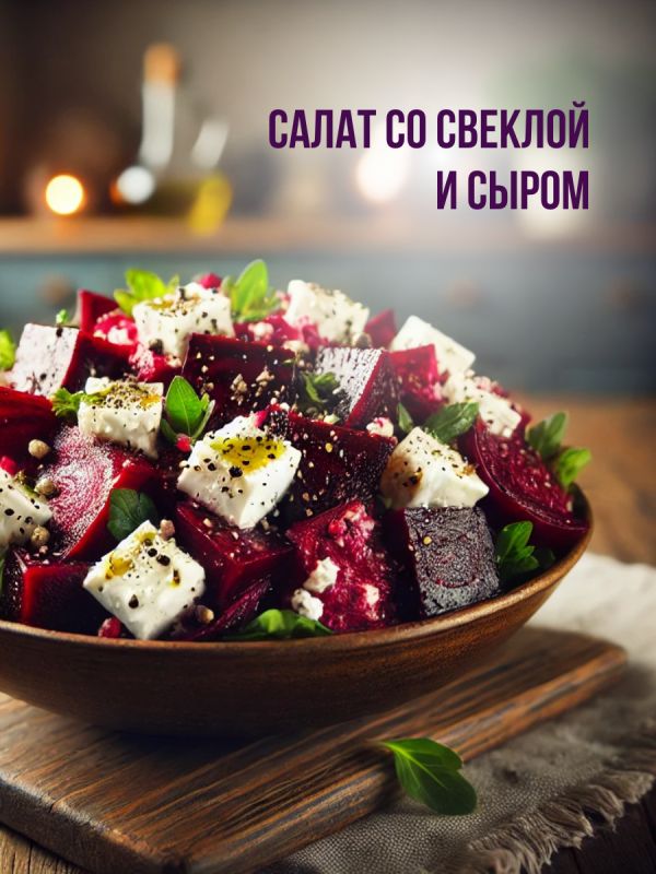 Удивительный салат из свеклы и сыра: легкость и польза на вашем столе