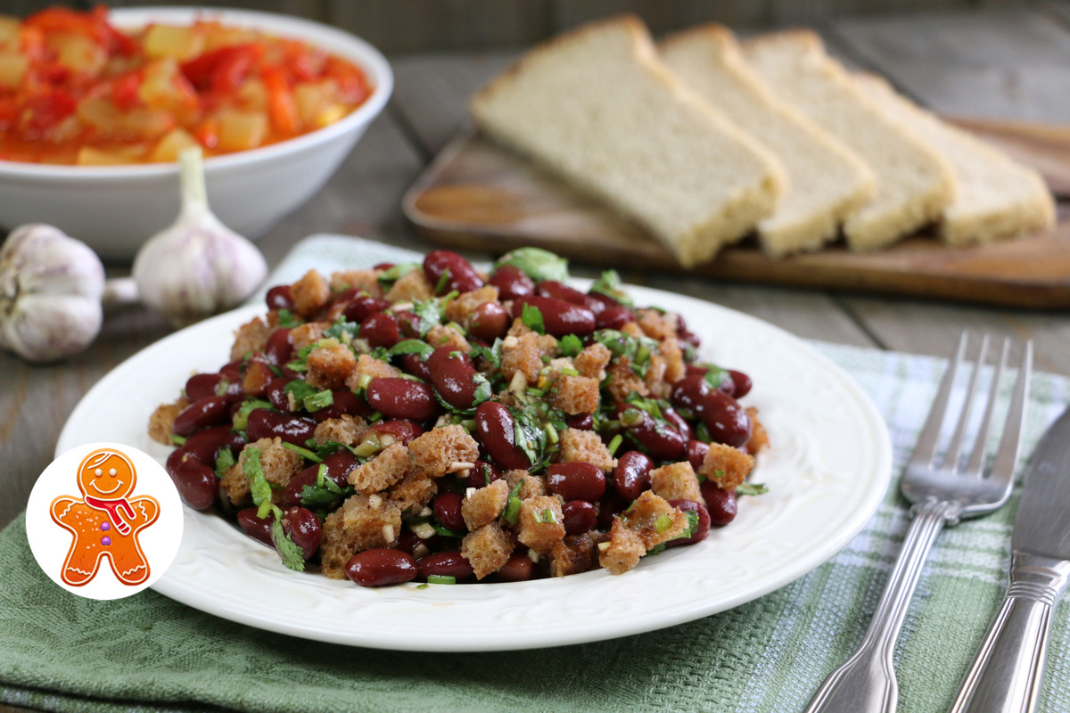 Невероятный грузинский салат с фасолью: простой и аппетитный