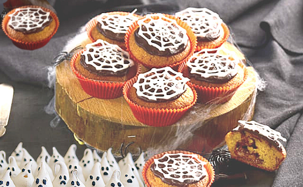 Необычные миндальные кексы для вашей хеллоуинской вечеринки