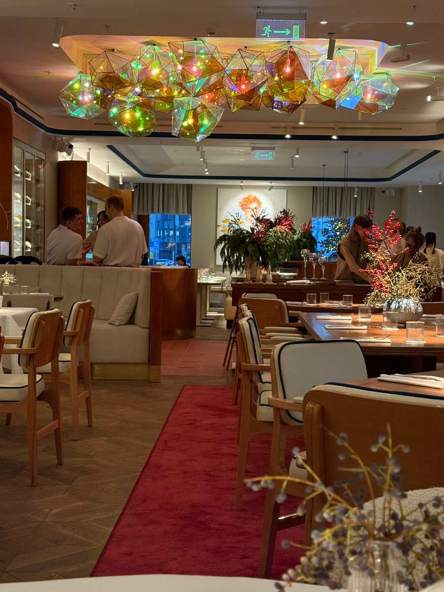 Новый гастрономический рай на Новинском бульваре: ресторан 'Рыба моя'