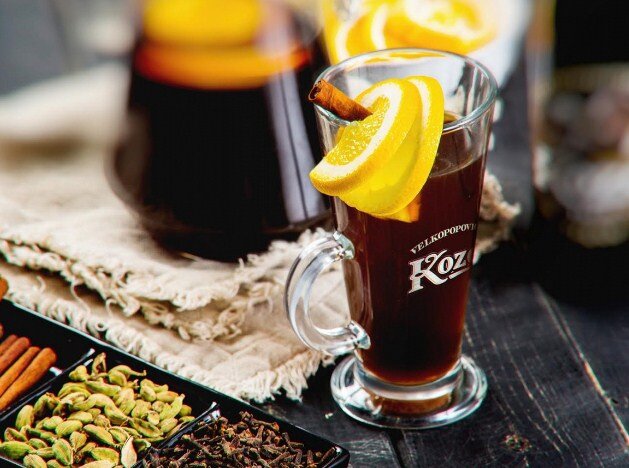 Ароматный глинтвейн на темном пиве