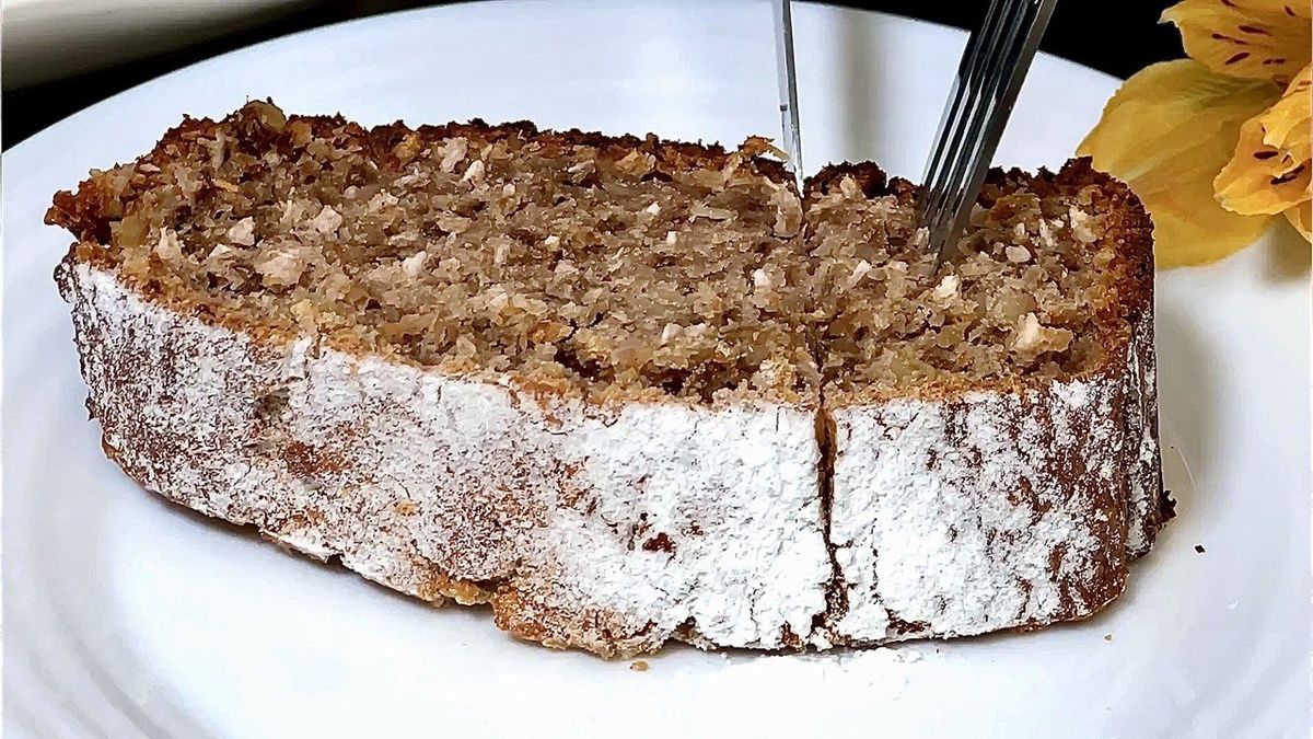 Ароматный овсяный пирог с бананами и грецкими орехами: легкий рецепт для выходных