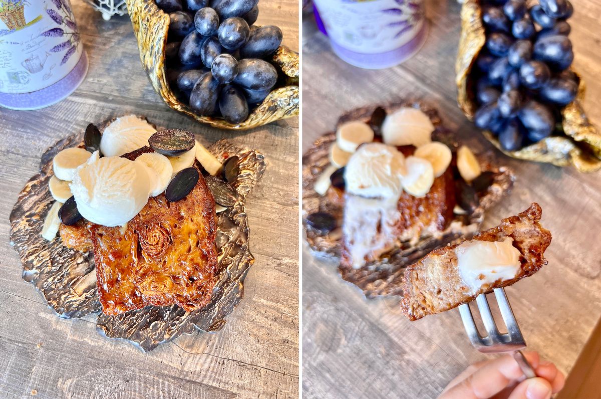 Невероятный десерт: как хлеб превращается в пудинг