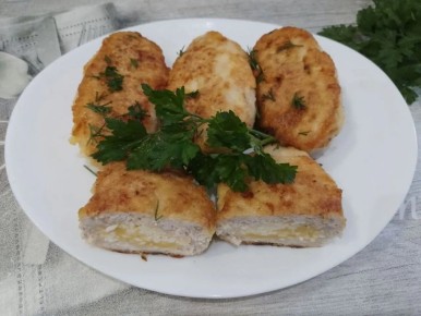 Вкуснейшие котлеты с яичной начинкой и сыром