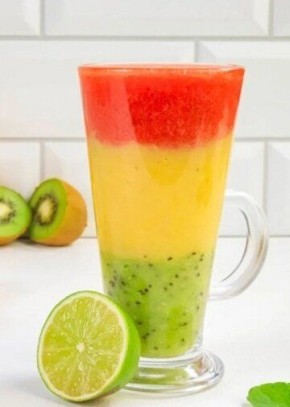 Смузи в стиле светофора