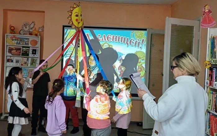 В Рябичевской библиотеке весело отметили Масленицу