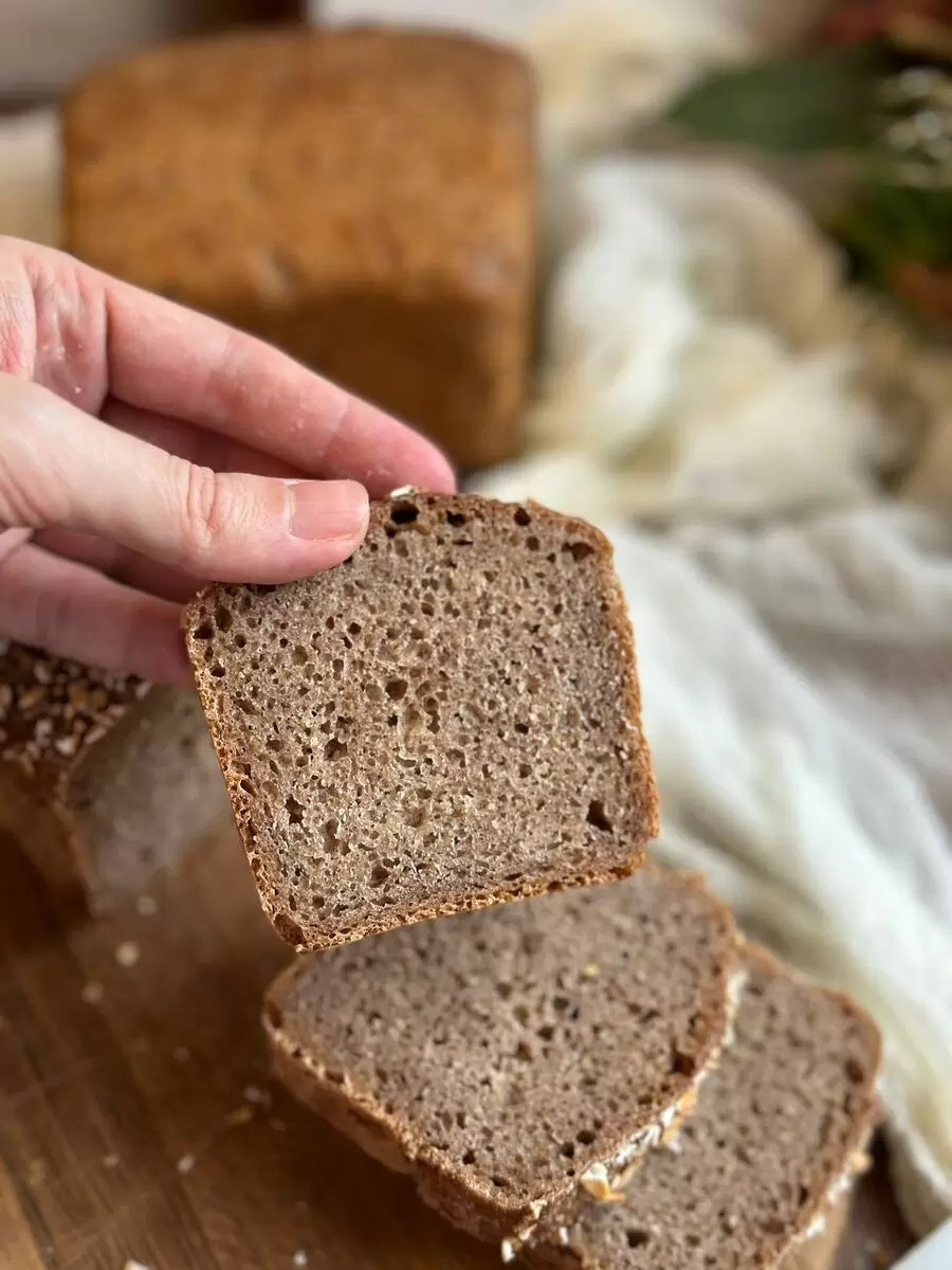 Уникальный хлеб с фиолетовой мукой: пошаговый процесс