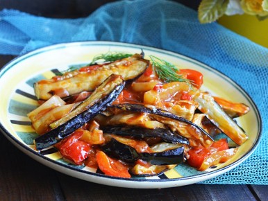 Восхитительные баклажаны с насыщенным соусом