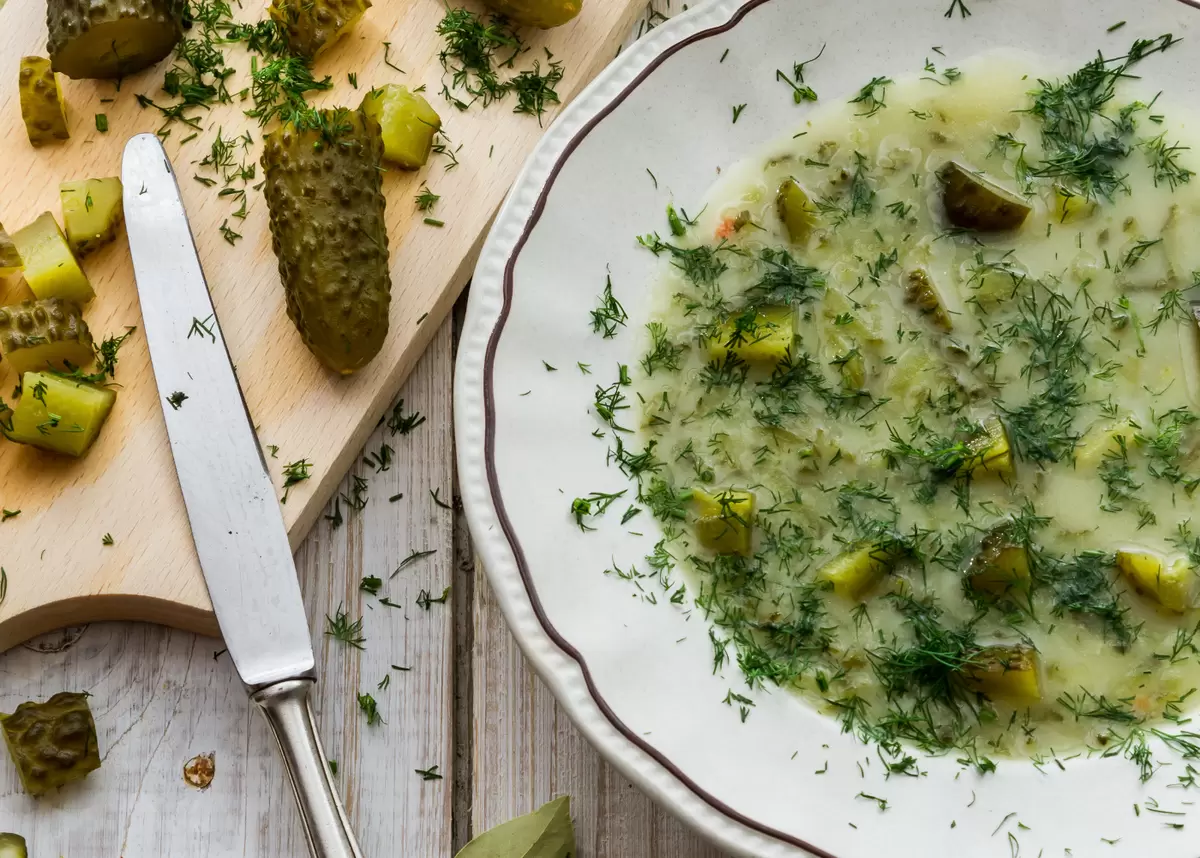 Зимний польский молочный рассольник: отличный способ забыть о похмелье