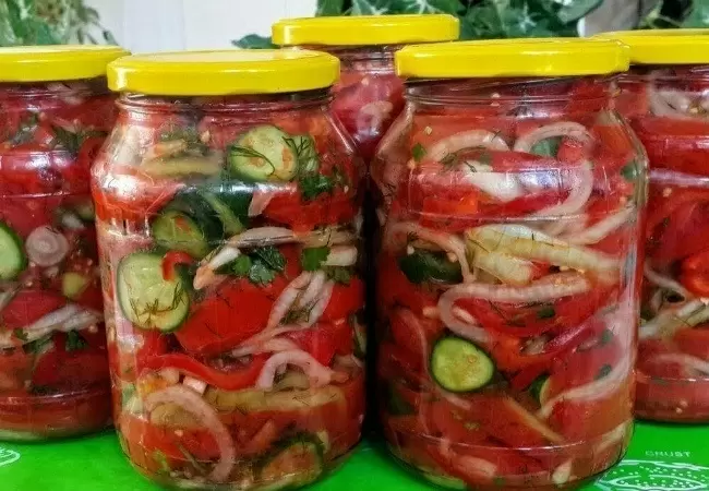 Сочный летний салат: непревзойденный вкус на зиму