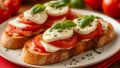 Брускетта с моцареллой: Искусство простоты в итальянской кухне