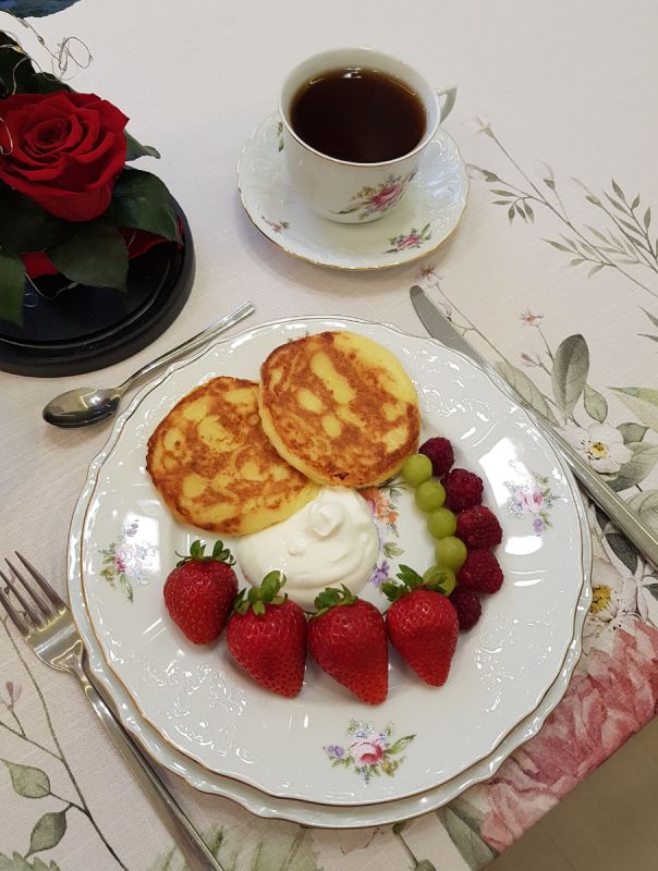 Творожные сырники с кукурузной мукой