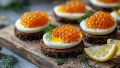 Икорные бутерброды: идеальная закуска для праздничного стола